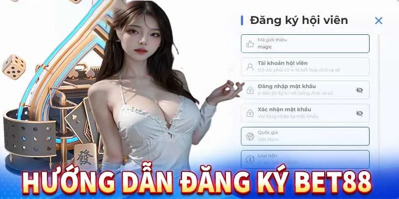 Tạo tài khoản BET88 gói gọn trong 4 thao tác